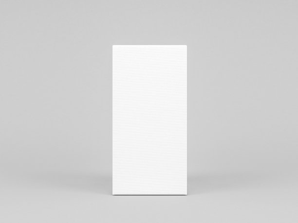 白色纹理纸盒模型孤立在灰色图片下载