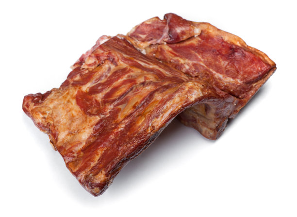 烟熏猪肉片图片下载