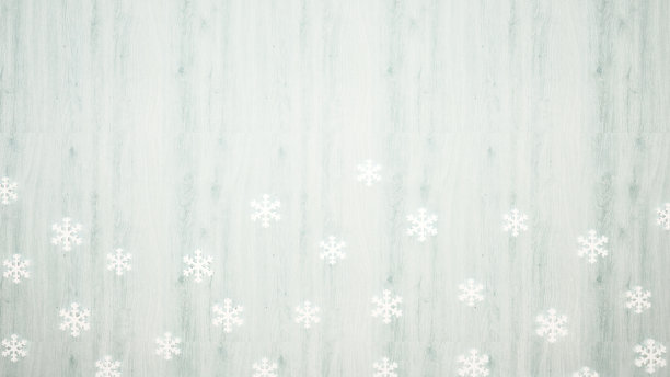 雪花在蓝色的木头背景。圣诞节或冬季的艺术品。三维演示图片下载