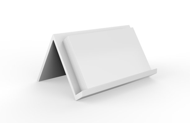 带有空白名片的名片持有人图片下载