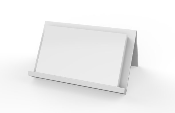 带有空白名片的名片持有人图片下载