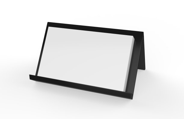 带有空白名片的名片持有人图片下载