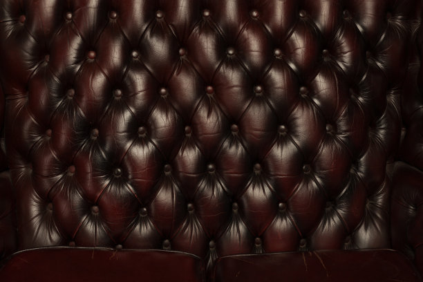 豪华棕色真皮沙发背景纹理图片下载