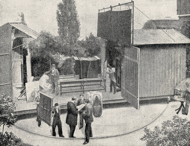 露天摄影棚与旋转舞台图片下载