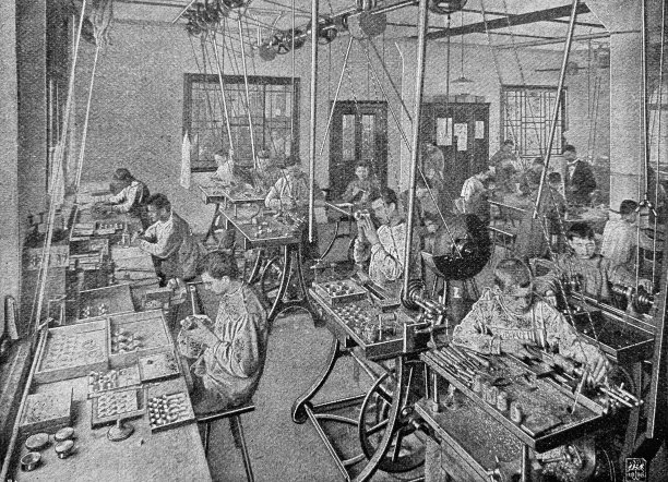 相机工厂生产取景镜头图片下载