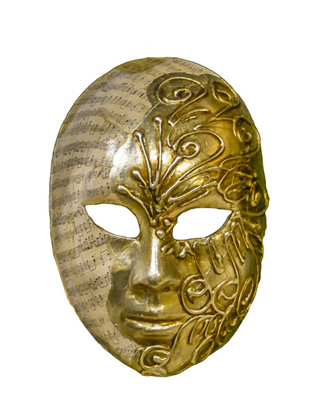 威尼斯面具孤立图片下载