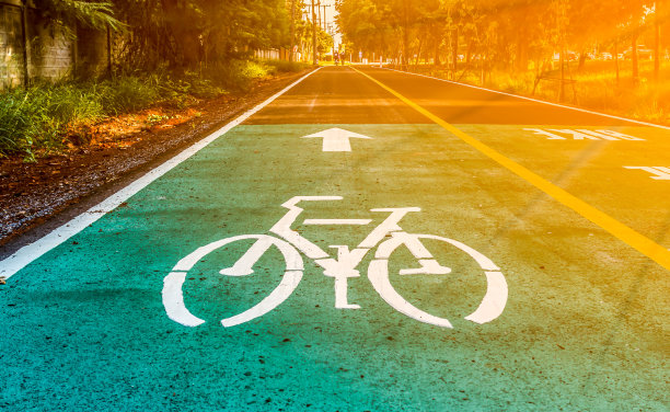 自行车道，户外运动个人或团体图片下载