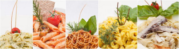 拼贴意大利面产品图片下载