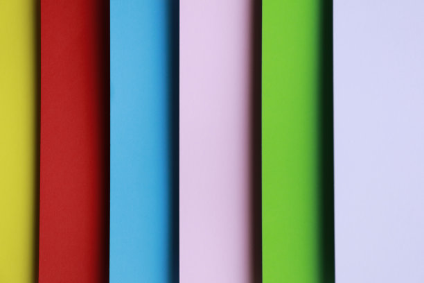 彩色折叠纸材料设计图片下载