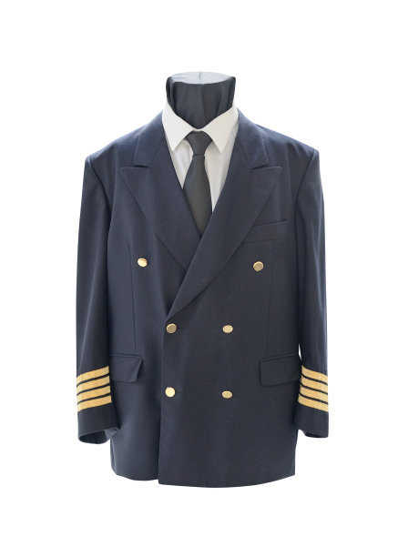 飞机飞行员服孤立在白色背景上图片下载