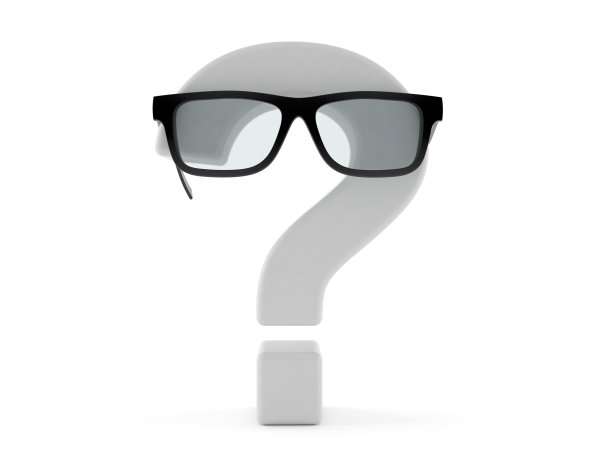 带眼镜的问号图片下载