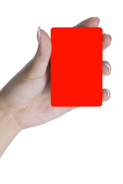 手握红牌图片下载