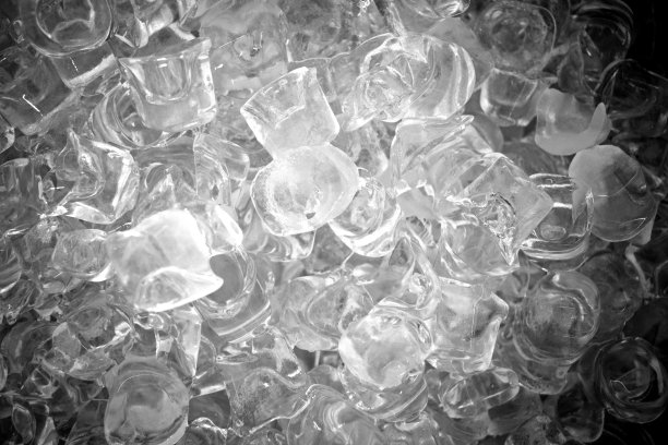 水冰，碎冰，背景，立方体-几何形状，下降图片下载