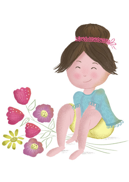 快乐的女孩图片下载