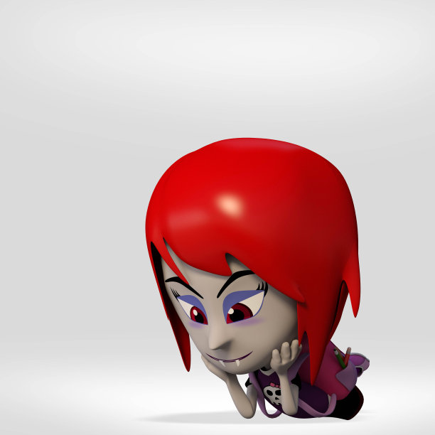 女学生装扮成吸血鬼图片下载