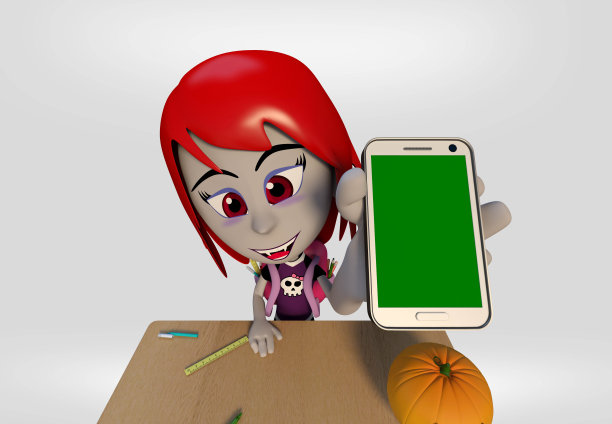 女学生装扮成吸血鬼图片下载