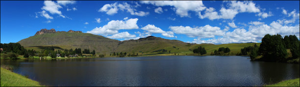 德拉肯斯堡湖景，南非(1)图片下载