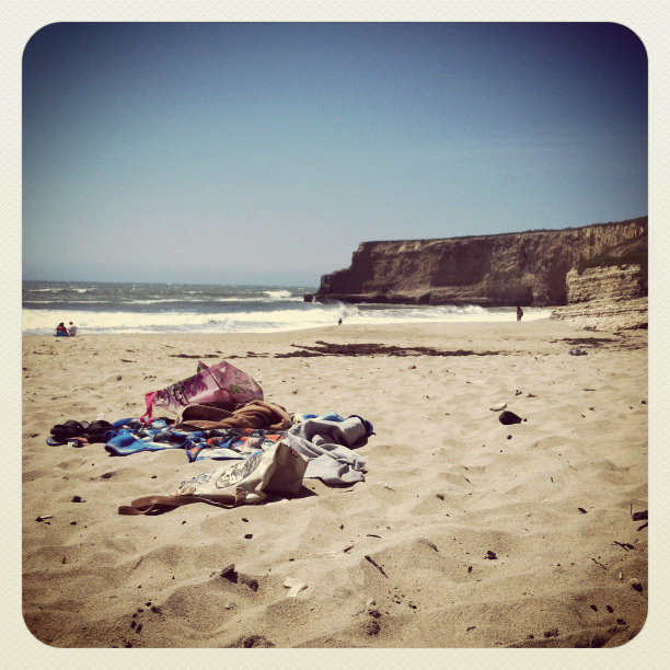 海滩的一天图片下载