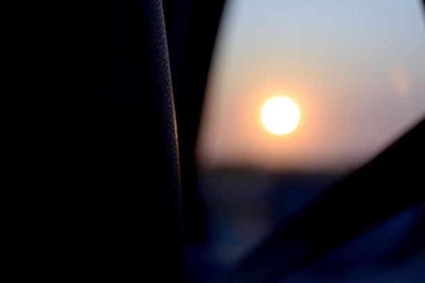 车里的日落图片下载