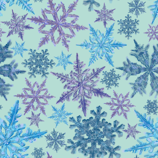 雪花无缝模式。图片下载