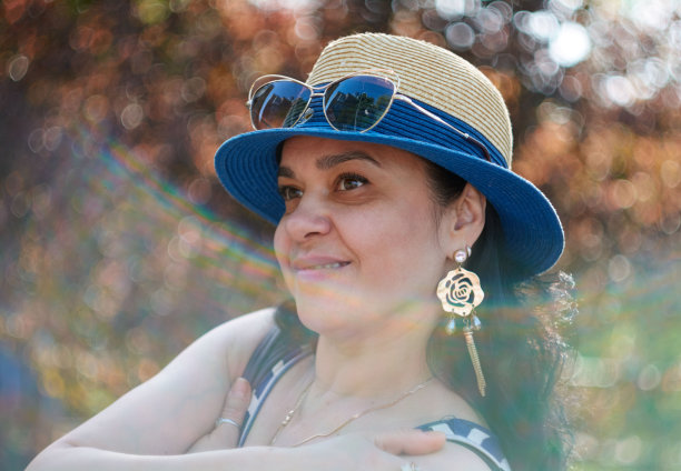 疯狂的散景的肖像图片下载