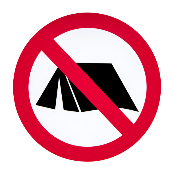 没有野营标志图片下载