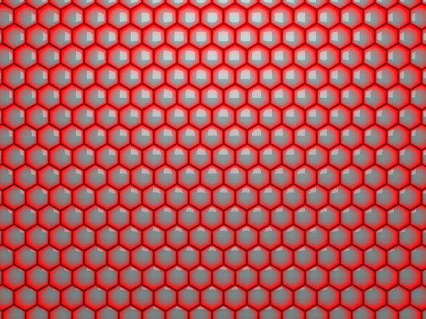 红色的蜂窝图片下载