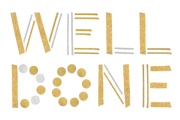 好做的文字剪纸在白色的背景图片下载