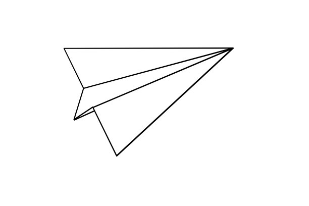 纸飞机插图。图片下载