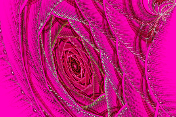 分形是永无止境的图案。分形是无限复杂的图案。图片下载