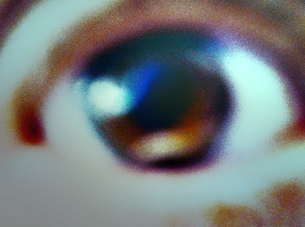 近距离模糊的棕色眼睛海报边缘图片下载