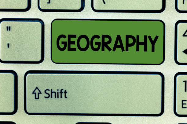 显示地理的概念性手写。商业图片文本研究的物理特征的地球和它的大气性质图片下载