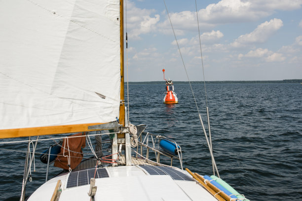 德国梅克伦堡湖区的帆船(Müritz)图片下载