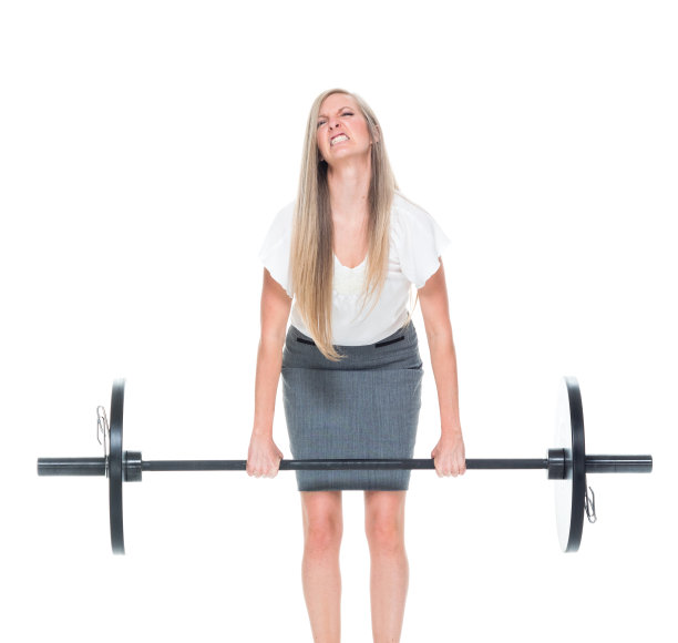 商人举重图片下载