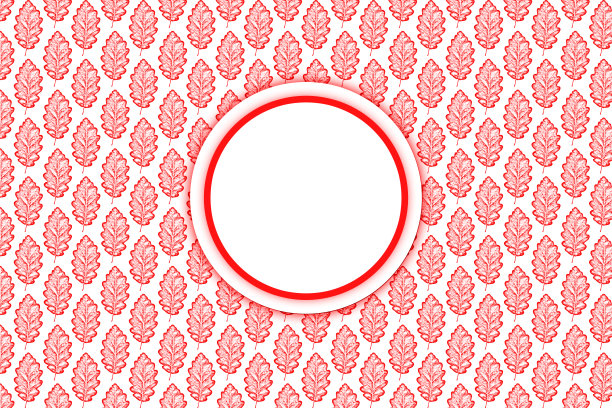 橡树叶子背景。图片下载