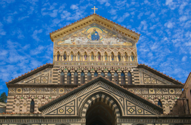 坎帕尼亚阿马尔菲大教堂的细节图片下载