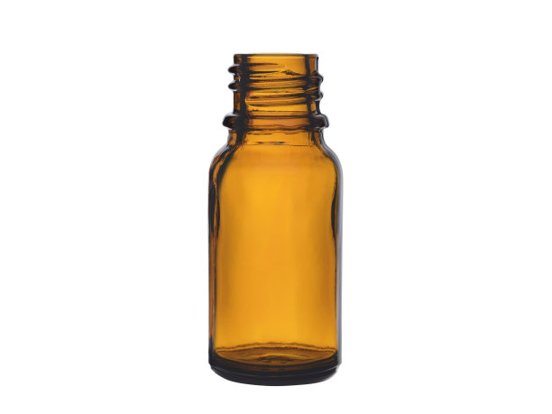 棕色玻璃里装药的空瓶子图片下载