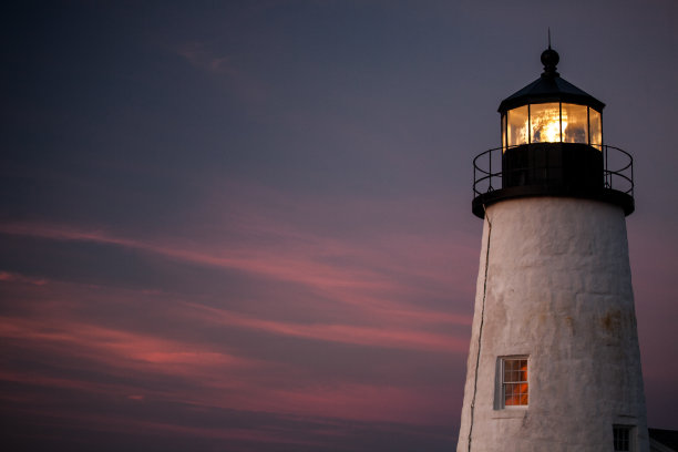 佩马基德灯塔的日出图片下载