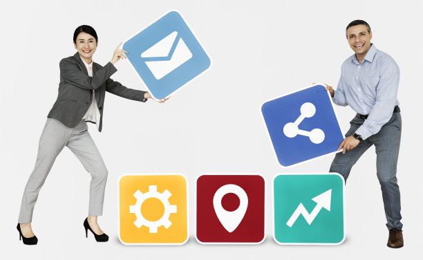 商业伙伴持有在线图标图片下载