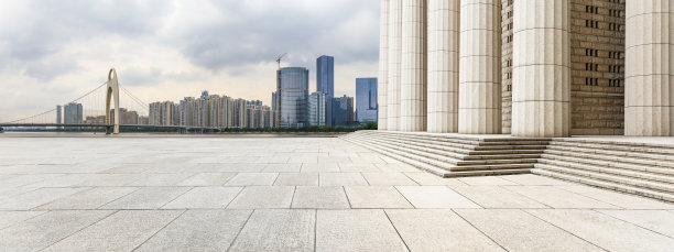 广州城市广场和现代建筑景观图片下载