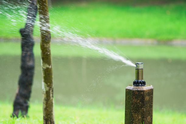 自动草坪洒水图片下载