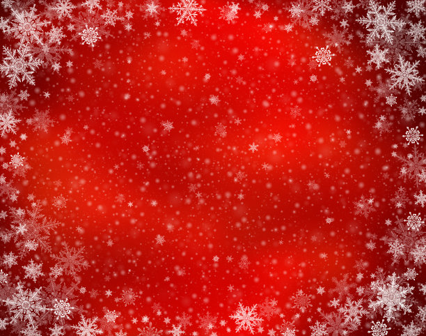 红色圣诞装饰背景图片下载