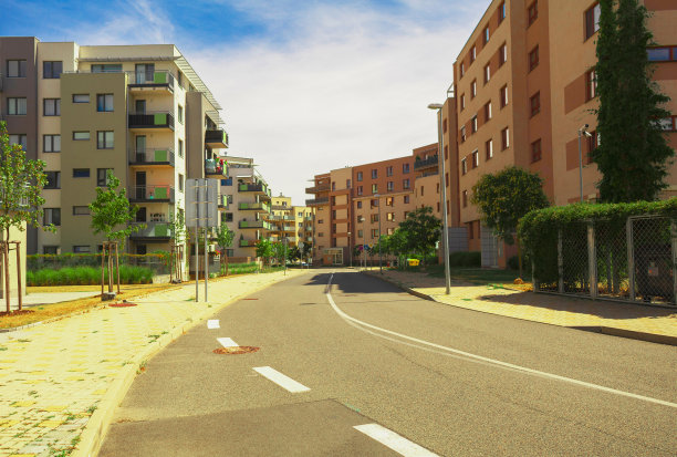 欧洲的住宅综合体图片下载