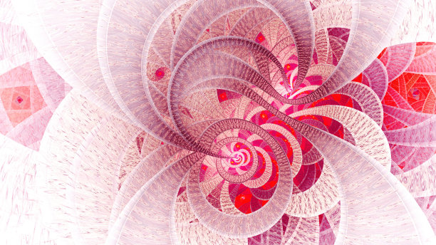 三维电脑生成的分形艺术品。图片下载