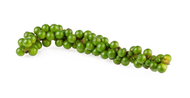 新鲜的青椒孤立在白色的背景与修剪路径图片下载