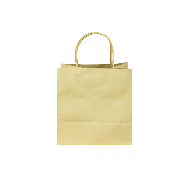 白色背景的纸袋图片下载