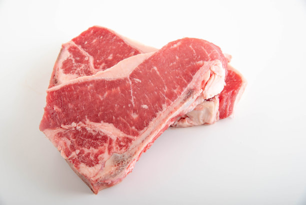 牛腰肉，纽约牛排，带骨图片下载