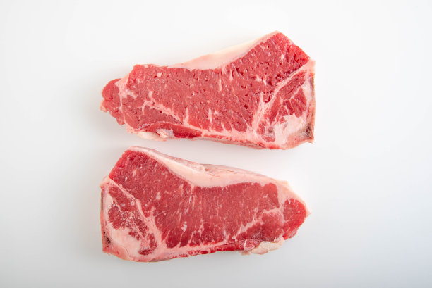 牛腰肉，纽约牛排，带骨图片下载