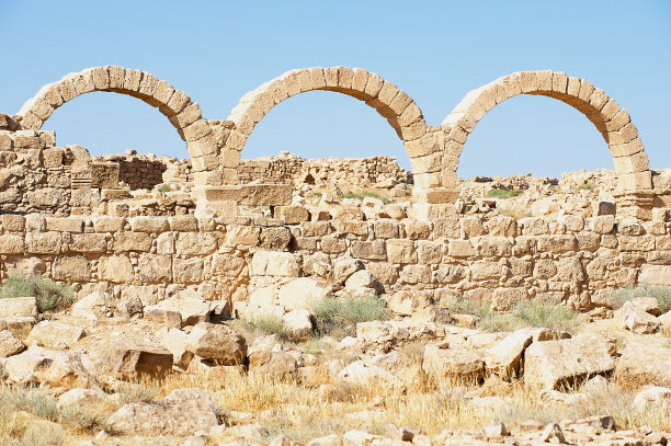 约旦乌姆赖萨斯罗马房屋遗址图片下载