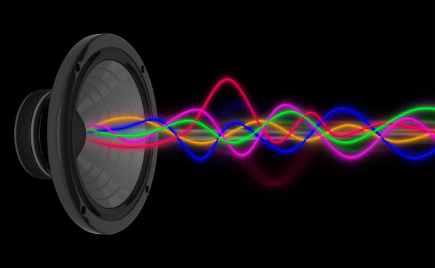 音频扬声器声音音乐波频率图片下载